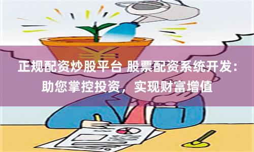 正规配资炒股平台 股票配资系统开发:助您掌控投资,实现财富增值